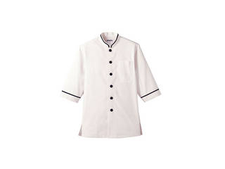 Servo サーヴォ ショップコート　Ｄ-1127 オフホワイト×ブラック　4Lの通販は 6,367円