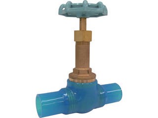 Yamato Valve/大和バルブ ダイレクトゲートバルブ(10K 青銅 給水 透明 日水協認定品)25A B10ESGN 25A