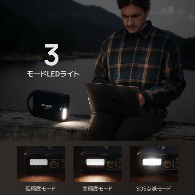 ISSYZONE JAPAN BougeRV ポータブル電源 240Wh JuiceGo ACアダプタ付属 リン酸鉄リチウムイオン電池 SYZ-240J_4