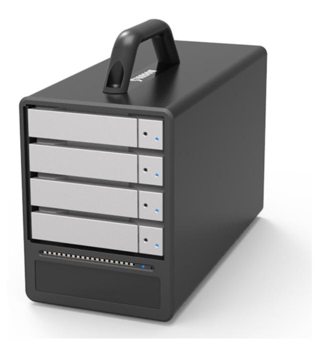 RAIDON TECHNOLOGY 4Bay MinSAS 12G 外付ストレージ ST4-U6-B