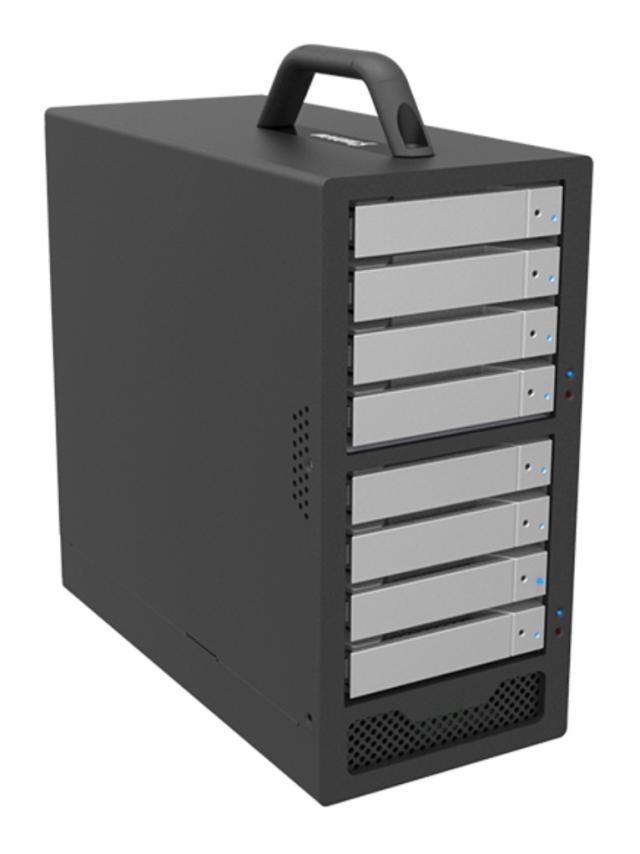 RAIDON TECHNOLOGY 8Bay MinSAS 12G 外付ストレージ ST8-U6-B