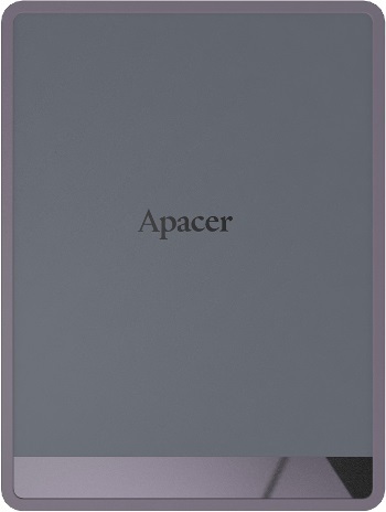 Apacer アペイサー AS724 ポータブルSSD USB3.2 Gen 2 USB-C 3D NAND 2TB モーブカラー 3年保証 AP2TBAS724M-1