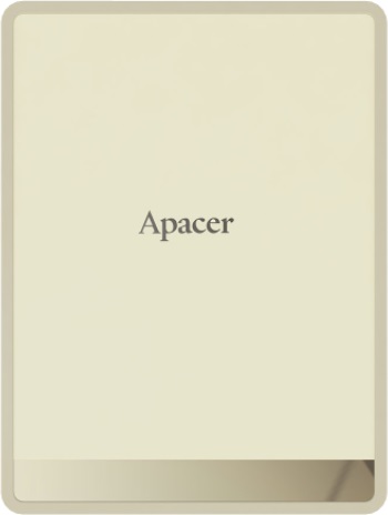 Apacer アペイサー AS724 ポータブルSSD USB3.2 Gen 2 USB-C 3D NAND 1TB クリームカラー 3年保証 AP1TBAS724C-1
