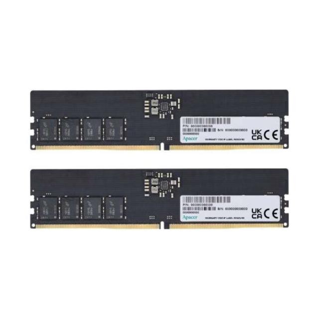 Apacer アペイサー FL.32GAA.PTRK2 DDR5-4800MHz デスクトップ用メモリ 288pin CL-22 32GB(16GBx2枚組)3年保証