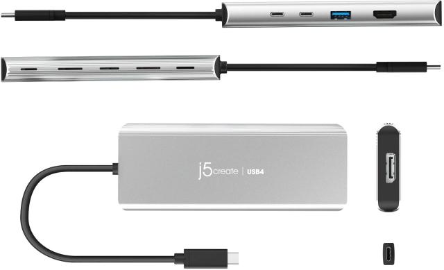 j5 create USB4 デュアルディスプレイ4K マルチポートハブ JCD401_2