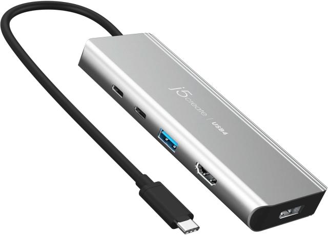 j5 create USB4 デュアルディスプレイ4K マルチポートハブ JCD401