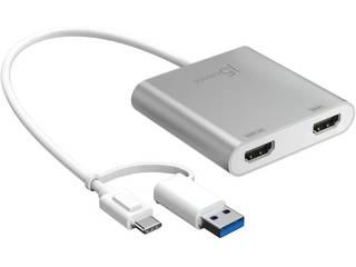 j5 create USB-C デュアルHDMIディスプレイアダプター JCA365