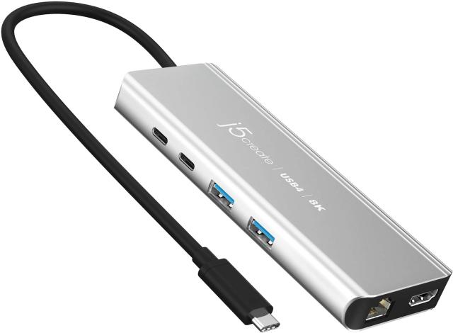 j5 create USB4 8K 2.5G LAN 6in1 マルチポートハブ JCD403