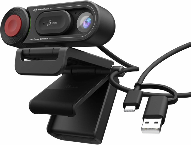 j5 create AF/MF切替 書画カメラ機能搭載 USB フルHD Webカメラ JVU250の通販は