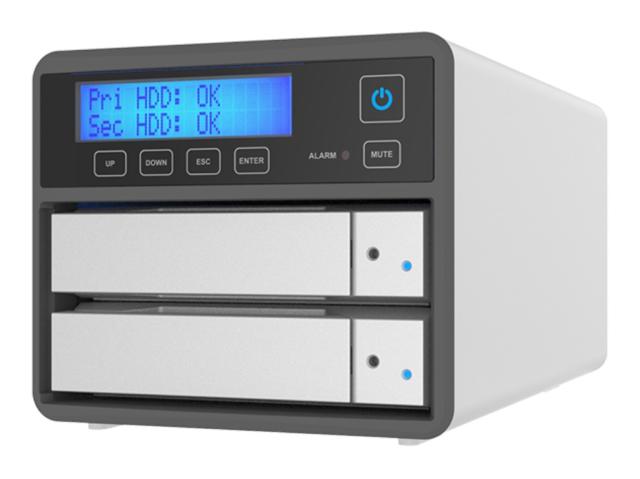 RAIDON TECHNOLOGY 2Bay USB3.2 Type-C 外付ストレージ with USB C-Aケーブル(シルバー) SR2-B31A