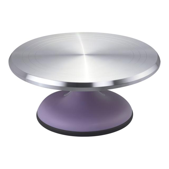 三能ジャパン食品器具 カラーデコ回転台 ＳＮ4174　パープルの通販は