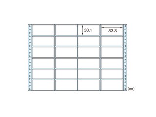 ヒサゴ ドットプリンタ用ラベル タック 4×6 SB250