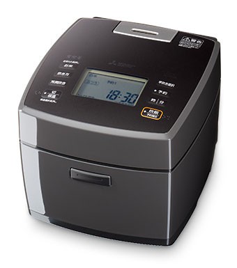 MITSUBISHI 三菱 ■NJ-VV10F-B(藍墨)　IH炊飯器 備長炭コート「熾火」炭炊釜【5.5合炊き】の通販は