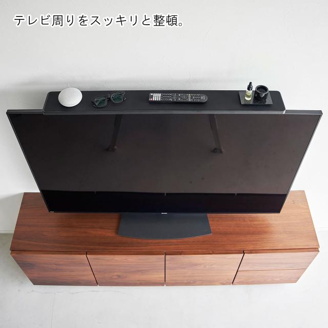 YAMAZAKI 山崎実業 テレビ上ラック　スマート　ワイド１００　ブラック_4