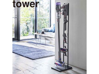 YAMAZAKI 山崎実業 コードレスクリーナースタンド タワー M&DS ブラック tower 6,380円