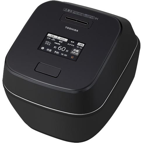 TOSHIBA 東芝 RC-10ZWW(K)真空圧力IH 1.0L炊き(約0.5〜5.5合)グランブラックの通販は
