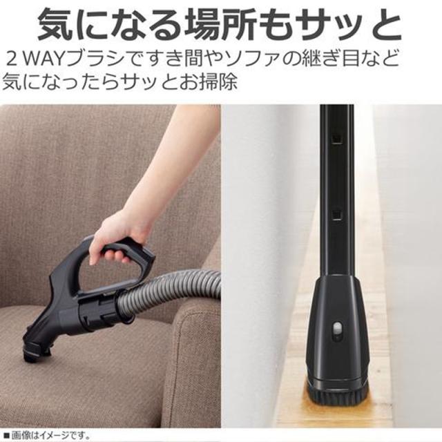 TOSHIBA 東芝 掃除機 サイクロン式クリーナー TORNEOmini(トルネオミニ)VC-CF33(H)ストームグレー_9