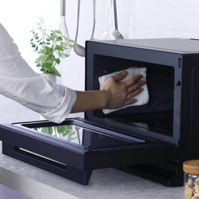 TOSHIBA 東芝 ER-S10A-K(ブラック) 単機能レンジ 23L 【公式通販】