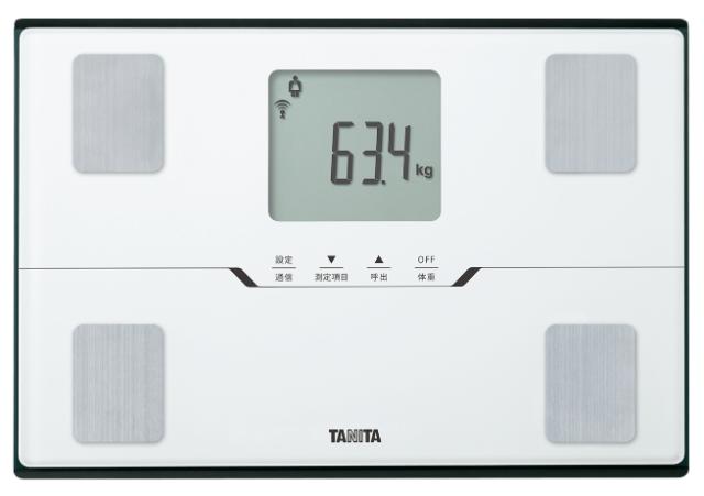 TANITA タニタ BC-768 WH(パールホワイト)　体組成計　乾電池式