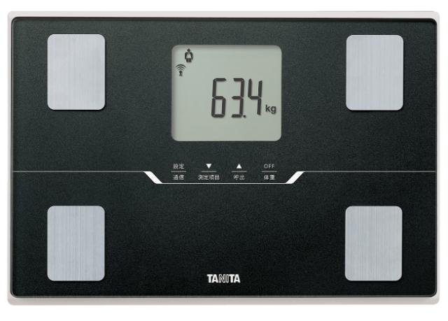 TANITA タニタ BC-768 BK(メタリックブラック)　体組成計　乾電池式