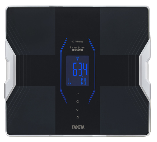 TANITA タニタ RD-915L BK(メタリックブラック)　体組成計 インナースキャンデュアル　乾電池式