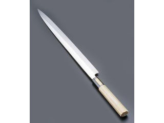 Total Kitchen Goods ＳＡ佐文　本焼鏡面仕上　ふぐ引　木製サヤ／２７cm