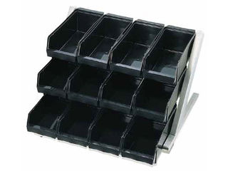 ＳＡ１８−８デラックス　オーガナイザー／３段４列（１２ヶ入）　ブラック