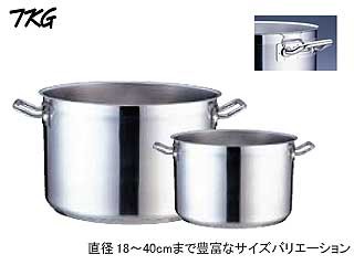 Total Kitchen Goods AHV-64 電磁調理器対応業務用鍋 PRO (プロ) 半寸胴鍋 （蓋無）内径22cmの通販は