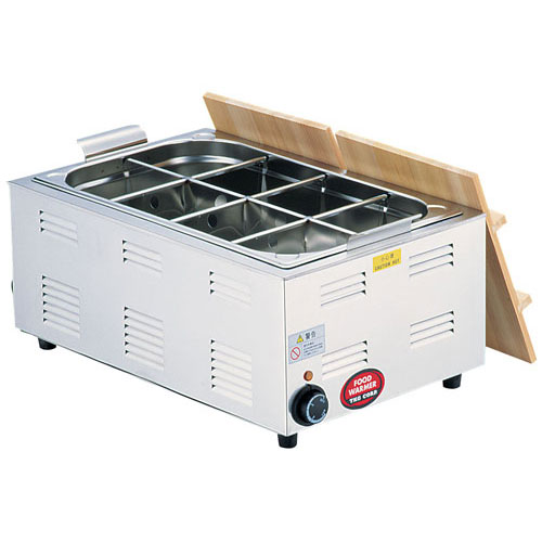 TKG 遠藤商事 TKG 業務用 湯煎式電気おでん鍋 8ッ切 おでん鍋