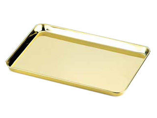 【中古】金トレイ270×354×40 8枚セット 中古】金トレイ270×354×40 8枚セット