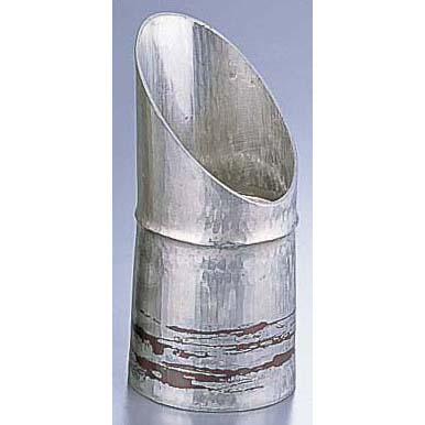 TKG 遠藤商事 TKG 銅錫被 刷毛目竹形1ツ節酒器 SG004 200cc