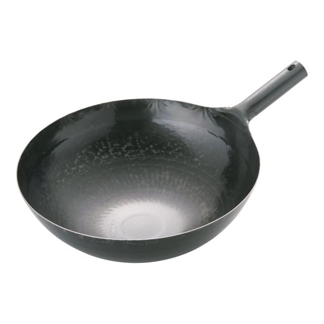 山田 山田鉄打出片手中華鍋 （板厚１．６mm） ３９cm