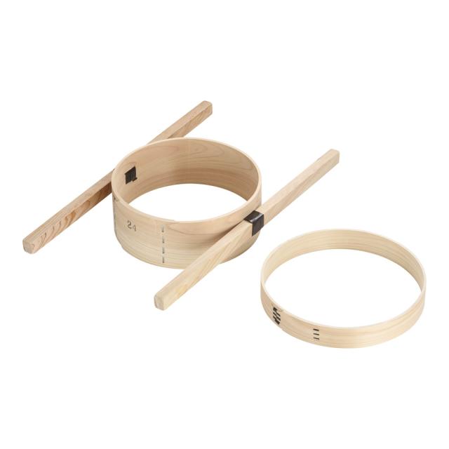 木製外棒式ダシコシ輪／２４ｃｍ