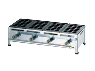 関西式たこ焼器（15穴）2枚掛【都市ガス（12・13A）専用】 14,630円