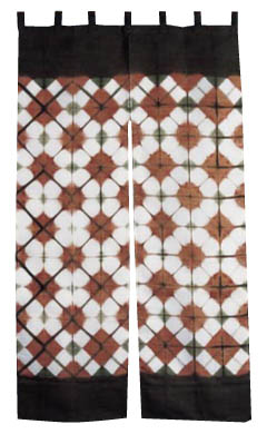 麻のれん　草木染ＭＧ−３７