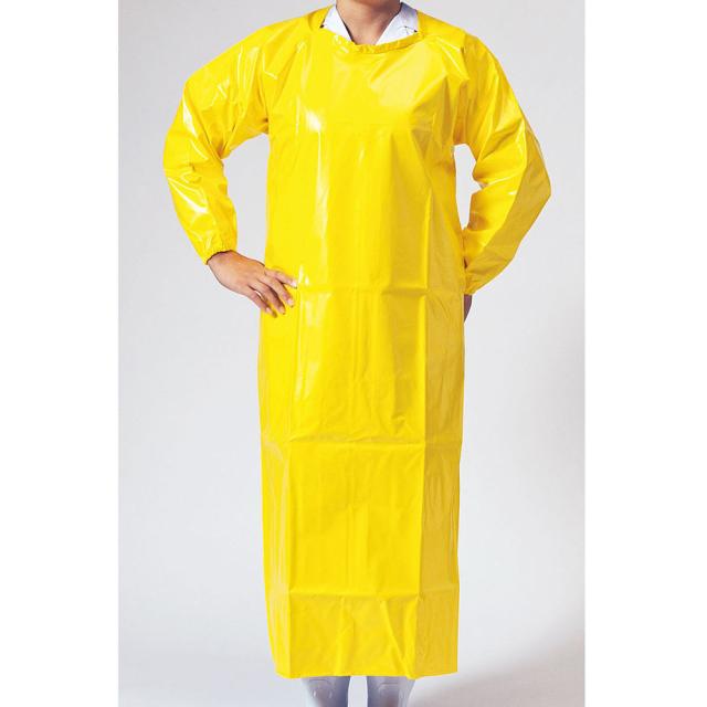 協和商事 ウレタン カッポーエプロン K-300 M イエロー