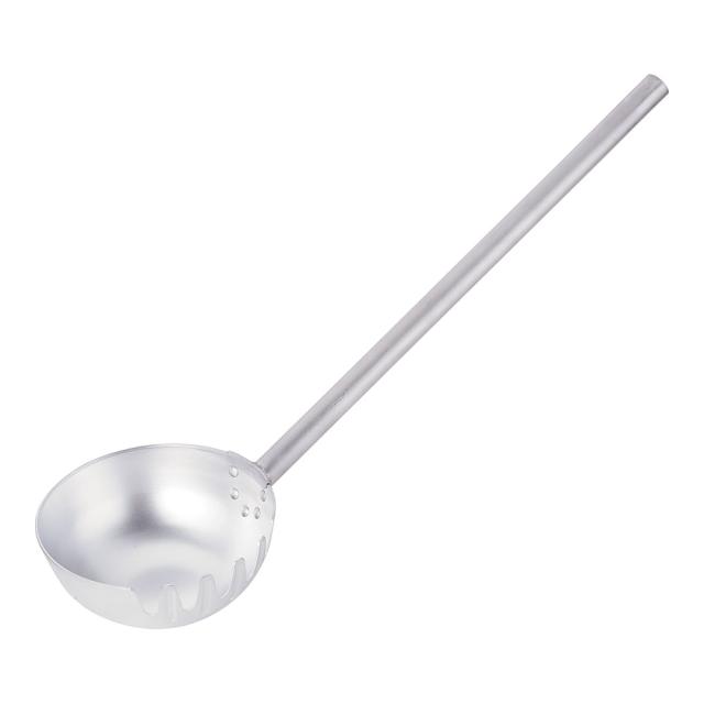 軽銀製麺ひしゃく（片口） φ２０ｃｍ×柄長５０ｃｍ