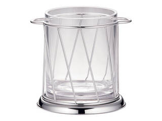 遠藤商事 スラント型　アイスペール ピューターメッキ仕上げ