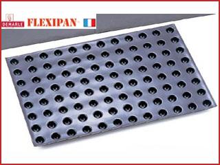 フランス製フレキシパン　プティフール(半球型)96ヶ取 ドゥマール フレキシパン 1268 プティ・ガトー(半球)24取 WHL-42