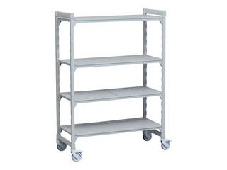 CAMBRO キャンブロ 【代引不可】４６０ソリッド移動カムシェルビングセット　１８２０×Ｈ１５００　４段