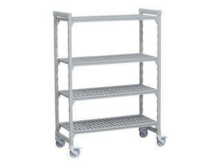 CAMBRO キャンブロ 【代引不可】４６０ベンチ移動カムシェルビングセット　１８２０×Ｈ１９１０　４段の通販は