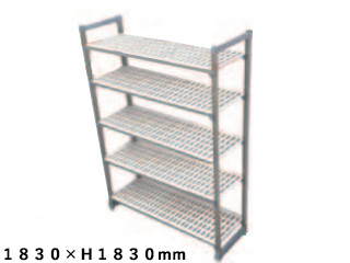 Trust トラスト ＴＲ　６１０型固定式シェルビング５段 １８３０×Ｈ１８３０の通販は
