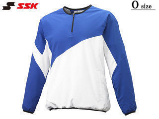 SSK エスエスケイ 【メンズ・ユニセックス】クロストレーニング 長袖ハーフZIP【Ｄブルー×ホワイト】【O】BWC1902の通販は 6,160円