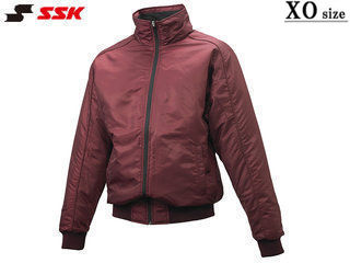 SSK エスエスケイ 【メンズ・ユニセックス】グラウンドコート フロントフルZIP(中綿)【エンジ】【XO】BWG1008 7,417円
