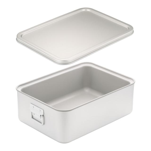 オオイ金属 アルマイト　角型二重米飯缶　（蓋付）／（内面スミフロン）２６４−ＡＳの通販は 35,393円