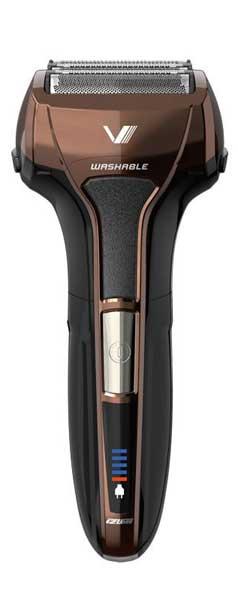 マクセルイズミ IZF-V553W-T(ブラウン)　往復式シェーバー ソリッドシリーズ 5枚刃モデル