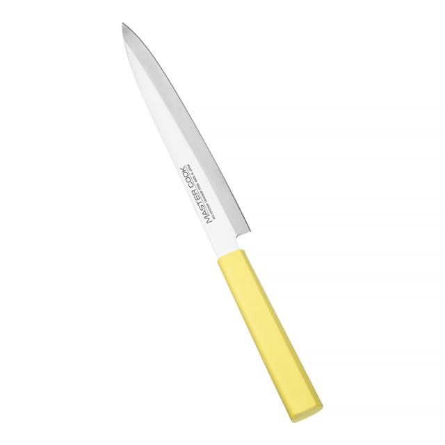 KATAOKA 片岡製作所 【MASTER COOK】抗菌カラー庖丁　柳刃／ＭＣＹＫ−２１０　イエロー