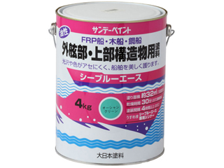 SUNDAY PAINT サンデーペイント シーブルーエース油性上構塗料 白 4Kの通販は