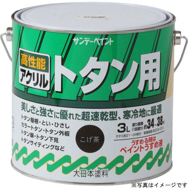 SUNDAY PAINT/サンデーペイント アクリルトタン用塗料 スカイブルー 3Lの通販は