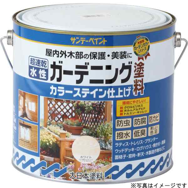 SUNDAY PAINT/サンデーペイント 水性ガーデニングカラーステイン ブラック 3Lの通販は